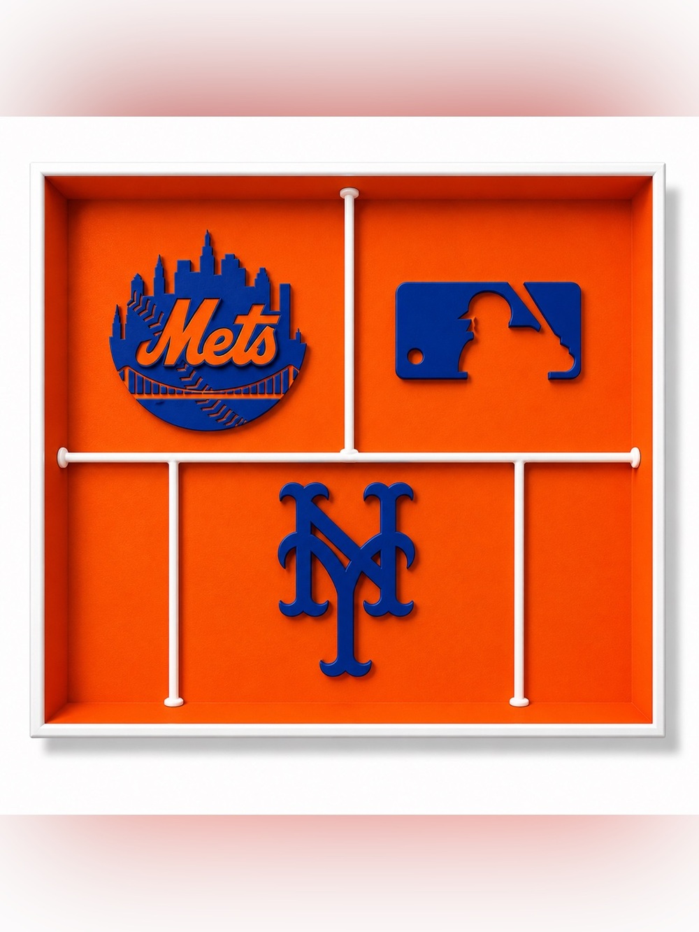 New York Mets MLB Pocket Dump Tray - For Keys, Wallet, Money, Etc